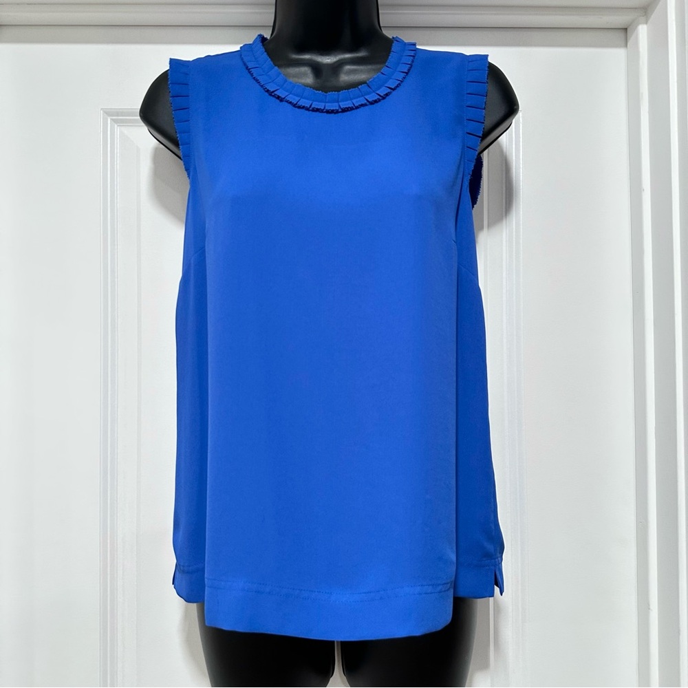 J.Crew Cobalt Blue Sleeveless Lightweight Cami Tank Top Size 2